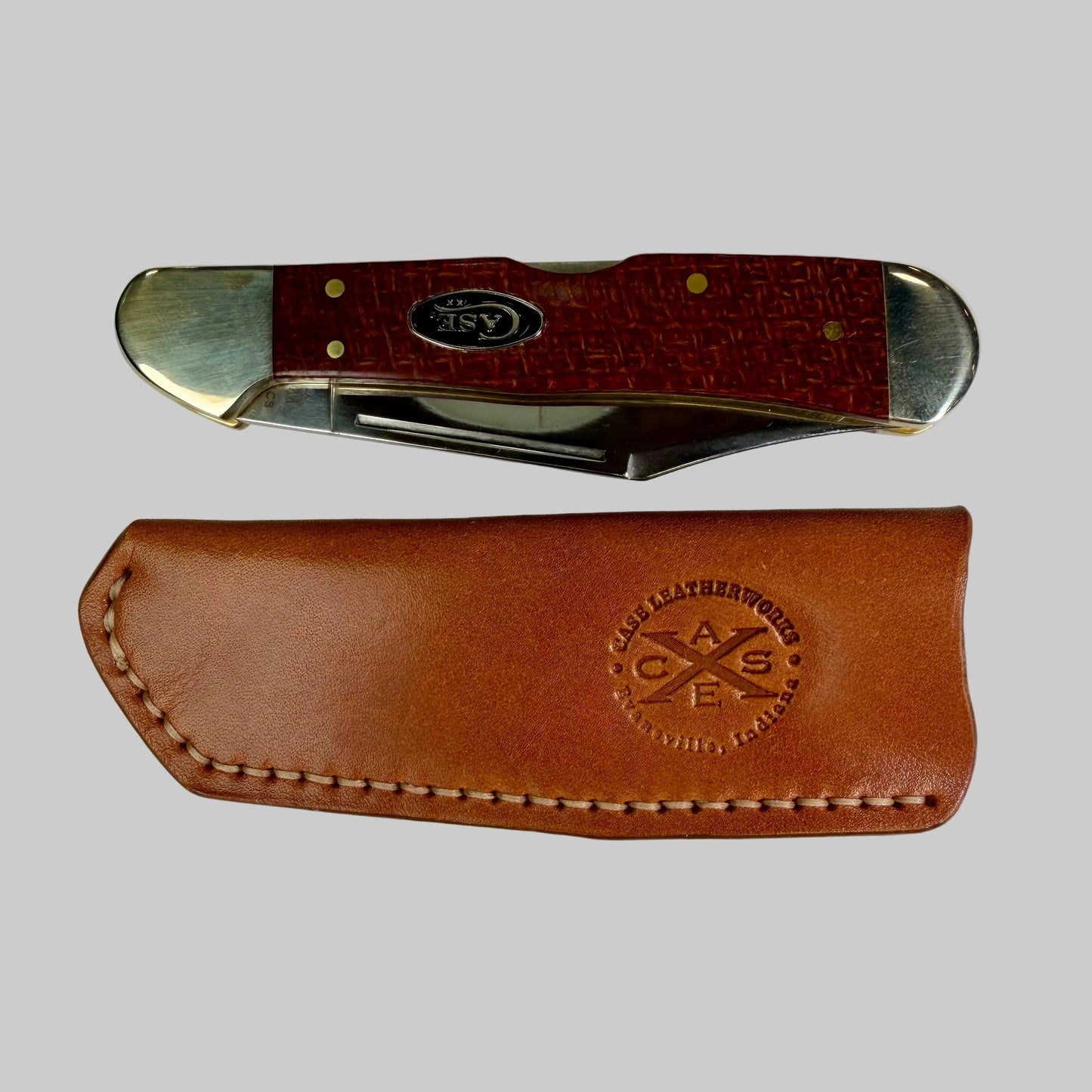 Case Large Copperlock #549 Knife Sleeve