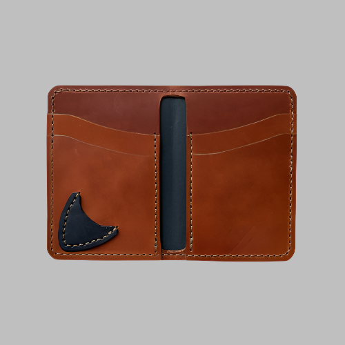 Vertical Bi-Fold Wallet with Guitar Pick Pocket