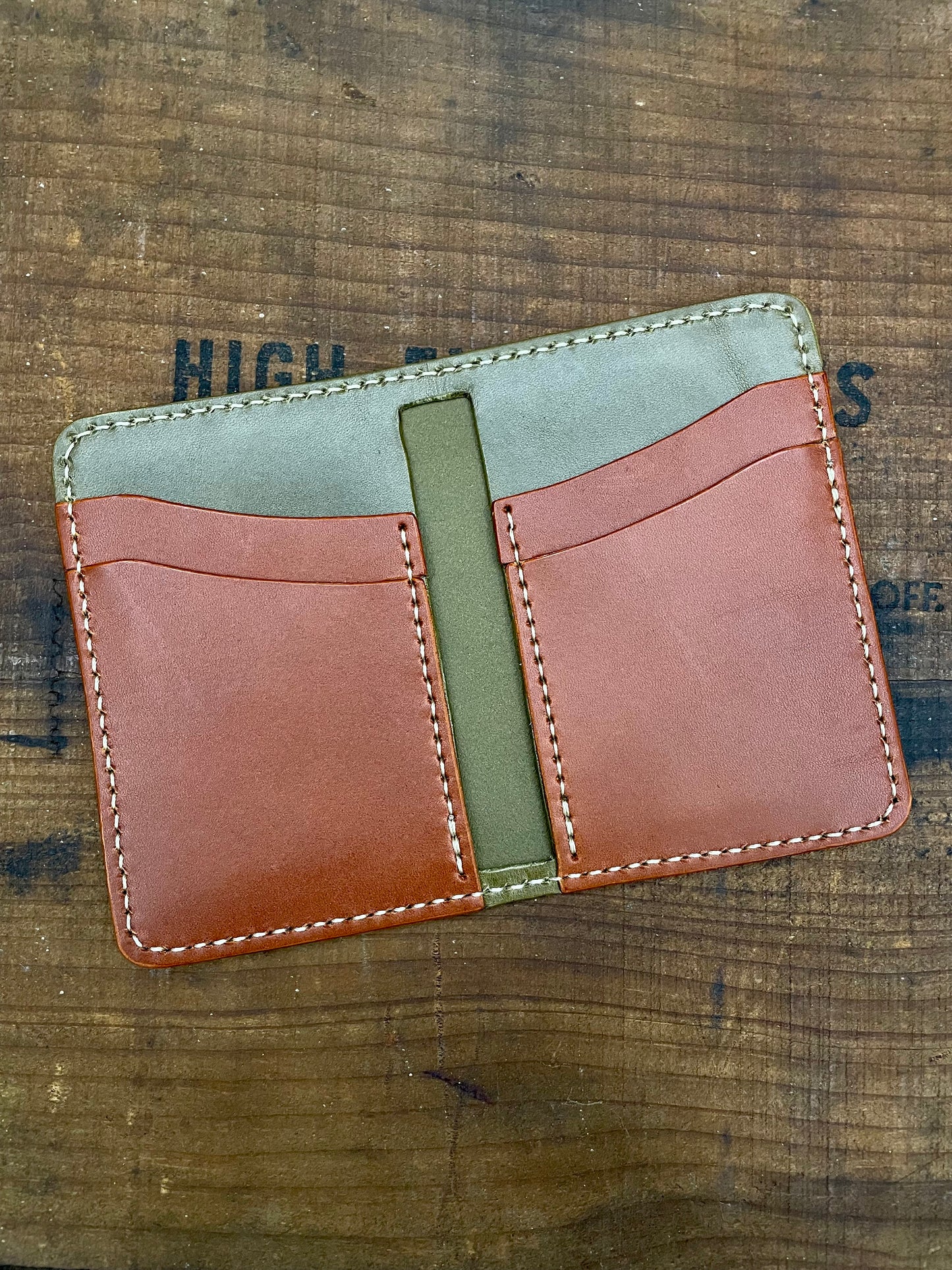 Vertical Bi-Fold Wallet